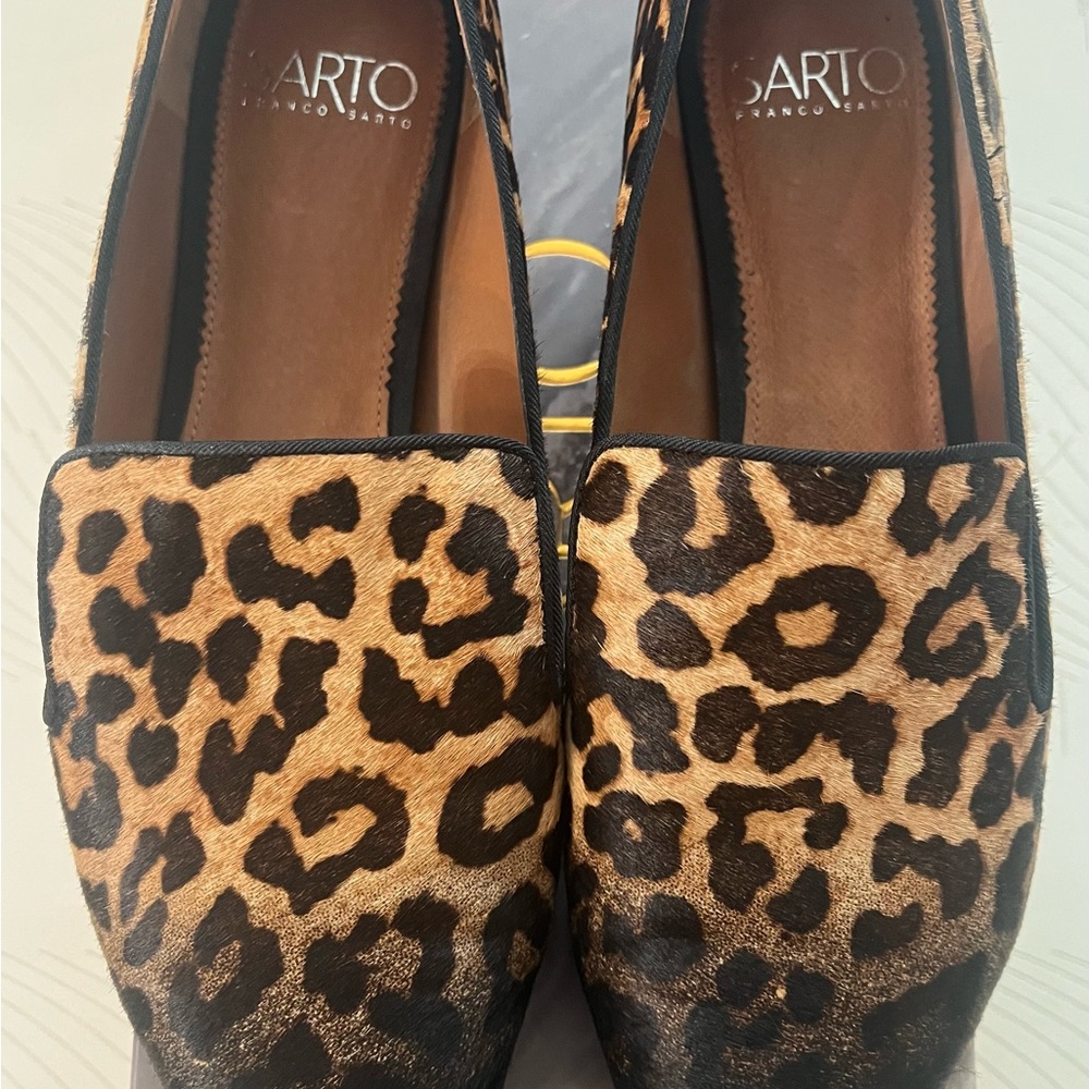SARTO By Franco Sarto Animal Print Loafers